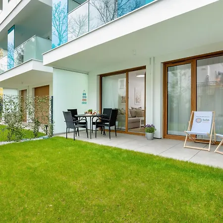 Апартаменти Whiteblue I Seaside Ul Konopnickiej Sauna & Fitness & Bawialnia Dla Dzieci & Rowerownia - W Cenie Pobytu Колобжег