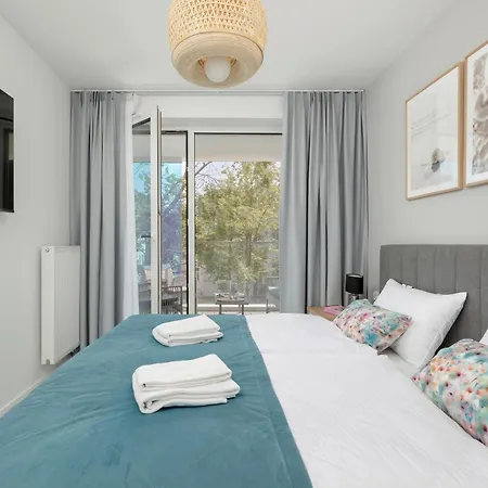 Апартаменти Whiteblue I Seaside Ul Konopnickiej Sauna & Fitness & Bawialnia Dla Dzieci & Rowerownia - W Cenie Pobytu Колобжег