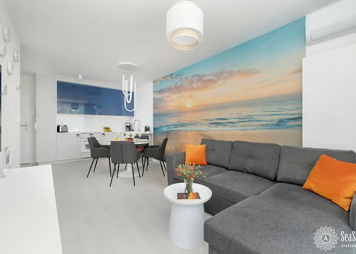 Apartment Whiteblue I Seaside Ul Konopnickiej Sauna & Fitness & Bawialnia Dla Dzieci & Rowerownia - W Cenie Pobytu